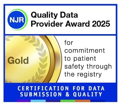 NJR Quality Data Provider Gold Award 2025