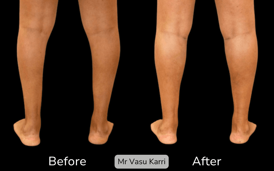 Calf Implants Surgery in Rotherham Before & After 1